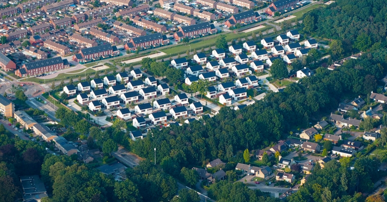 Parcje Roermond overzicht luchtfoto Parcje Roermond overzicht luchtfoto